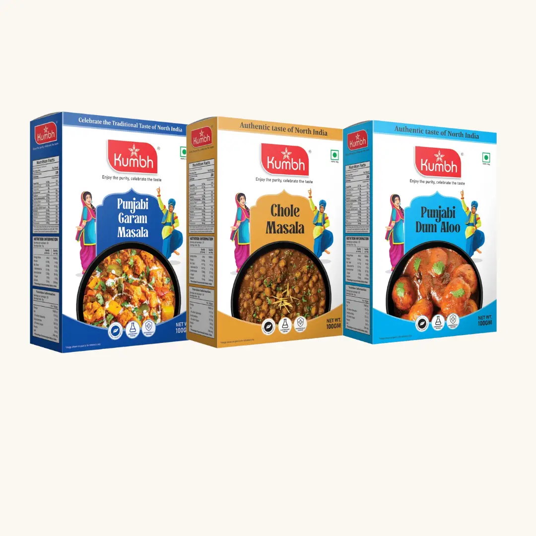Punjabi Garam Masala + Chole Masala+Punjabi Dum Aloo Masala
